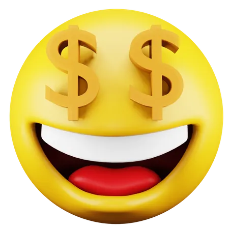 Dollar Emoji  3D Icon