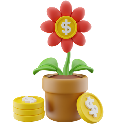 Dollar Plant  3D Icon