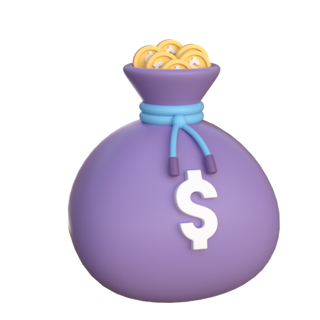 Dollar Sack  3D Icon