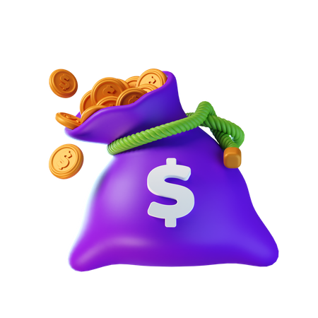 Dollar Sack  3D Icon