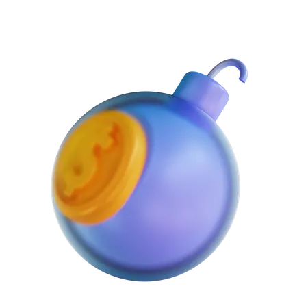 Dollarbombe  3D Illustration