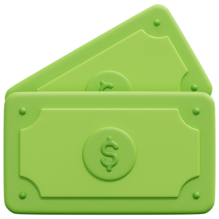 Dollarnote  3D Icon