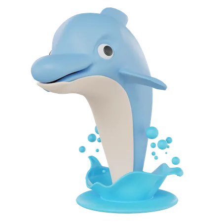 Dolphin  3D Icon