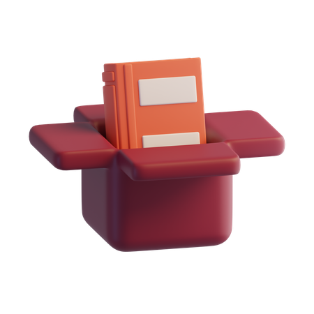 Donación de libros  3D Icon