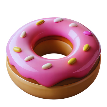 Krapfen  3D Icon