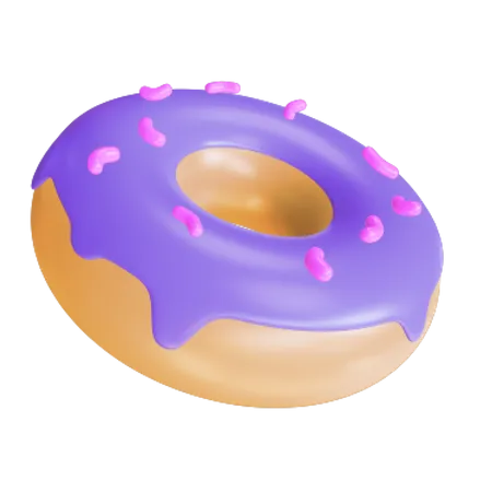 Donut  3D Illustration