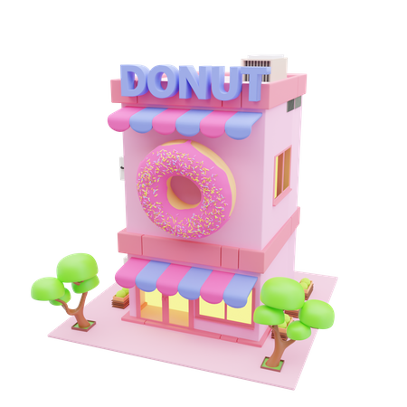 Donut Bakery  3D Icon