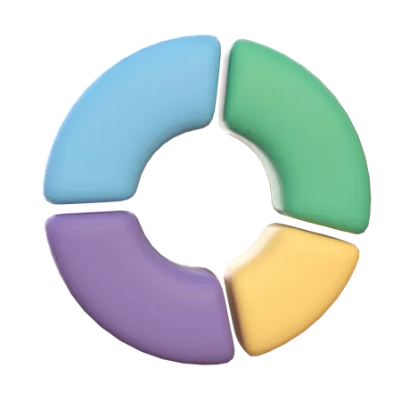 Donut Chart  3D Icon