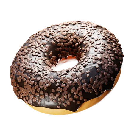 Rosquinha de chocolate  3D Icon