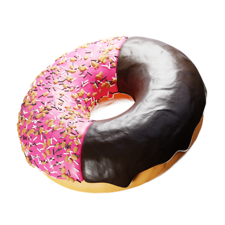 Rosquinha de chocolate  3D Icon