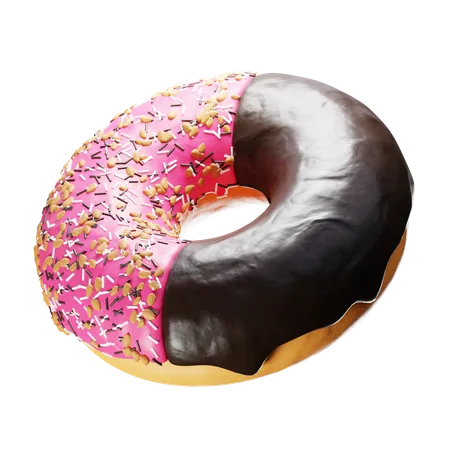 Rosquinha de chocolate  3D Icon