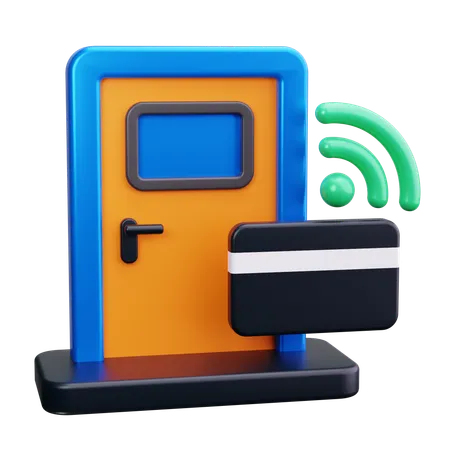 Door Lock  3D Icon