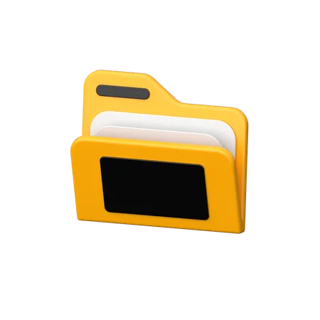 Dossier  3D Icon