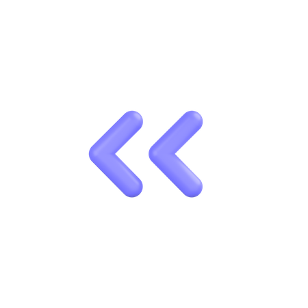 Double-chevron  3D Icon