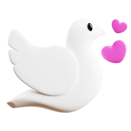 Dove  3D Icon