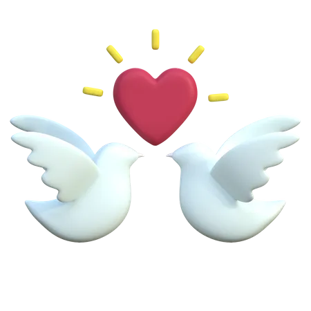 Dove Bird  3D Icon