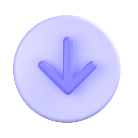 Down-arrow  3D Icon