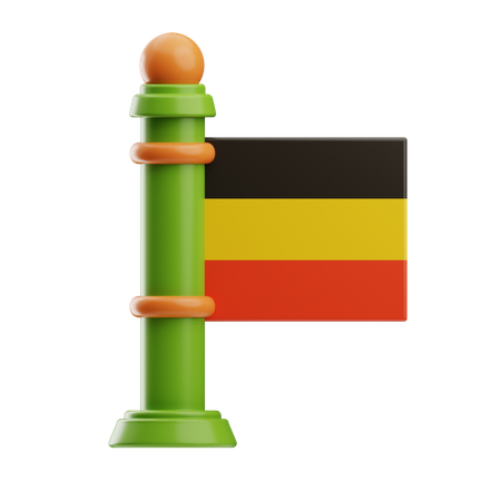 Drapeau allemand  3D Icon