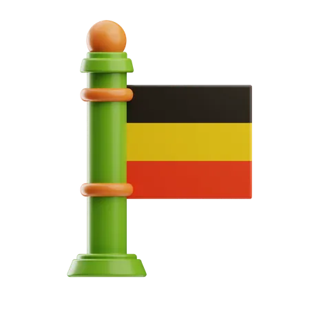 Drapeau allemand  3D Icon