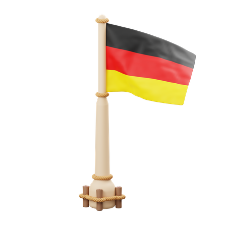 Drapeau allemand  3D Icon