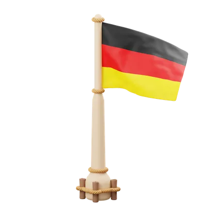 Drapeau allemand  3D Icon