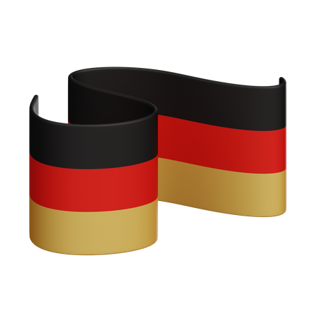 Drapeau allemand  3D Icon