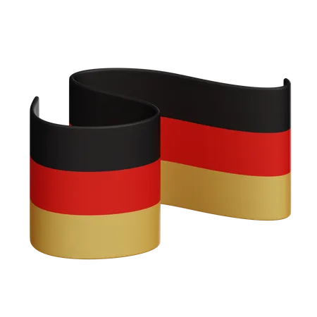 Drapeau allemand  3D Icon