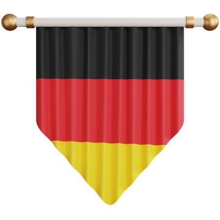 Drapeau allemand  3D Icon