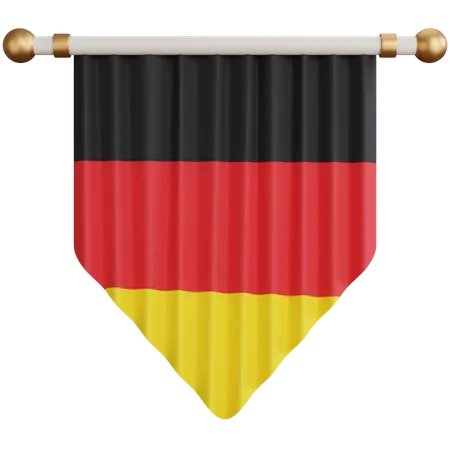 Drapeau allemand  3D Icon