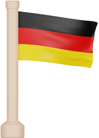 Drapeau allemand  3D Icon