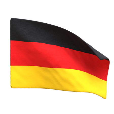 Drapeau allemand  3D Icon