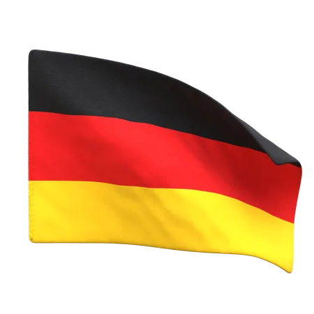 Drapeau allemand  3D Icon