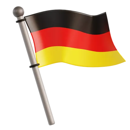 Drapeau allemand  3D Icon