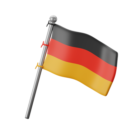 Drapeau allemand  3D Icon