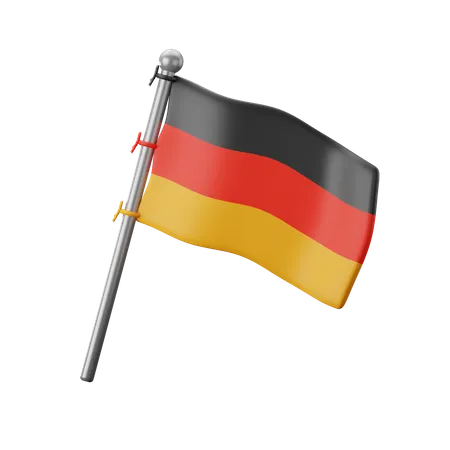 Drapeau allemand  3D Icon