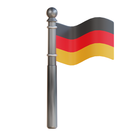 Drapeau allemand  3D Icon