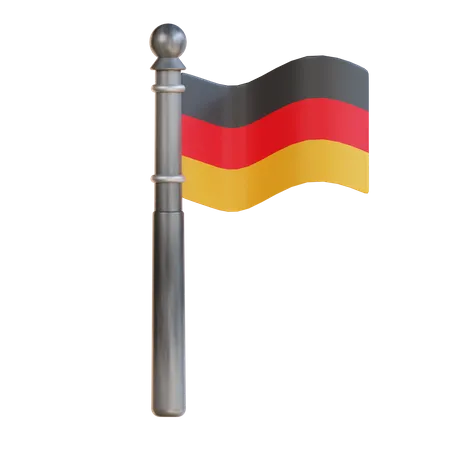 Drapeau allemand  3D Icon