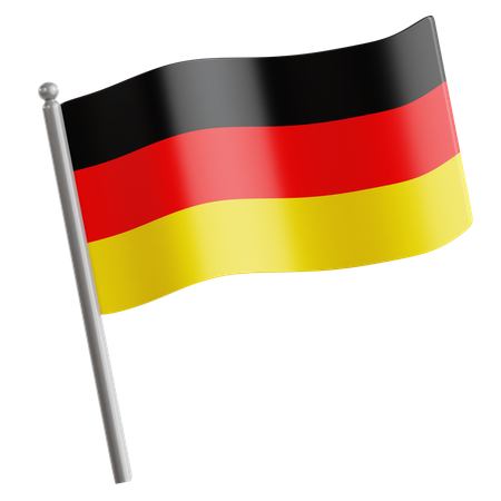 Drapeau allemand  3D Icon