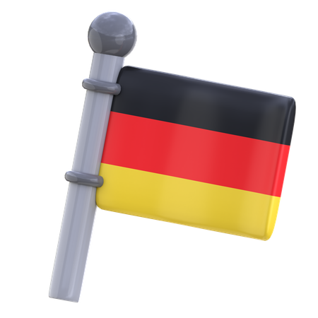 Drapeau allemand  3D Icon