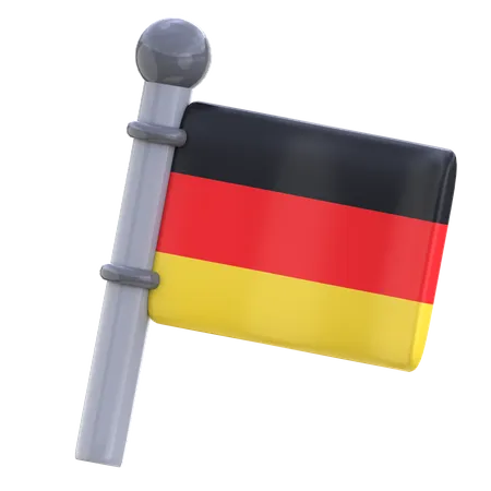 Drapeau allemand  3D Icon