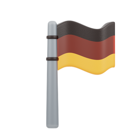 Drapeau allemand  3D Icon