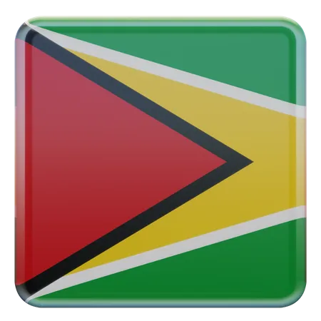 Drapeau de la Guyane  3D Flag