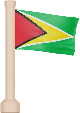 Drapeau de la Guyane  3D Icon