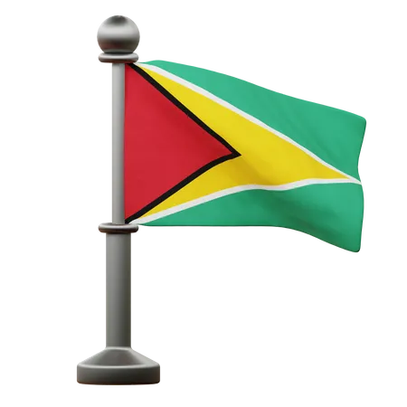 Drapeau de la Guyane  3D Icon