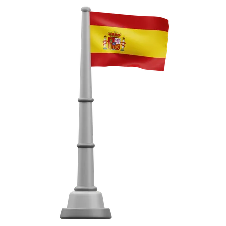 Drapeau de l'espagne  3D Icon