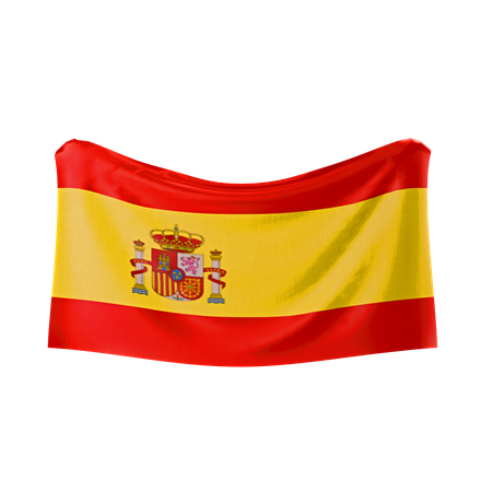 Drapeau de l'espagne  3D Icon