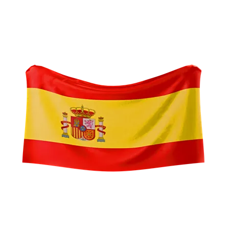 Drapeau de l'espagne  3D Icon