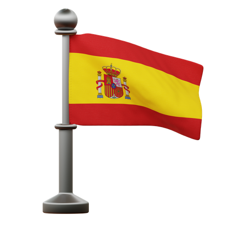 Drapeau de l'espagne  3D Icon