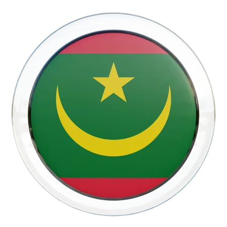 Drapeau de la Mauritanie  3D Flag