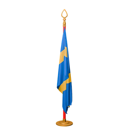 Drapeau de la Suède  3D Icon